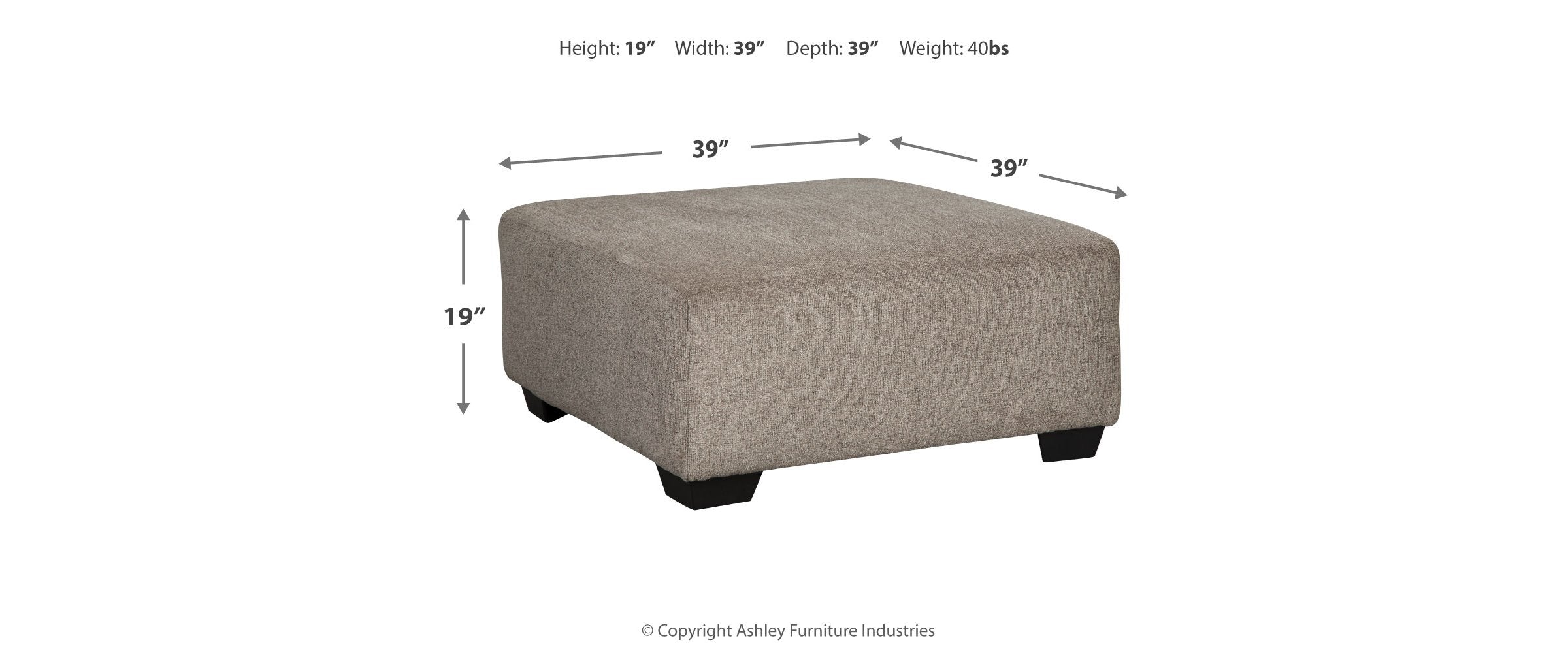 Ballinasloe Oversized Ottoman