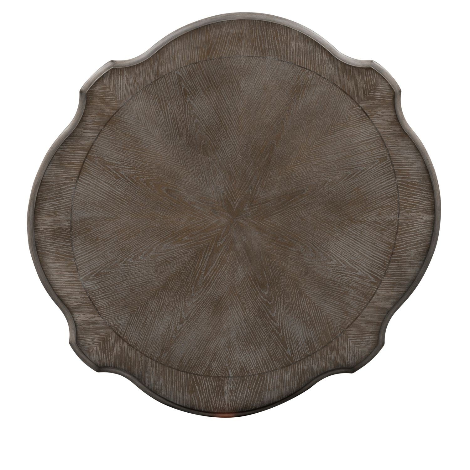 Liberty Furniture White and Gray Oval Cocktail Table — image 3