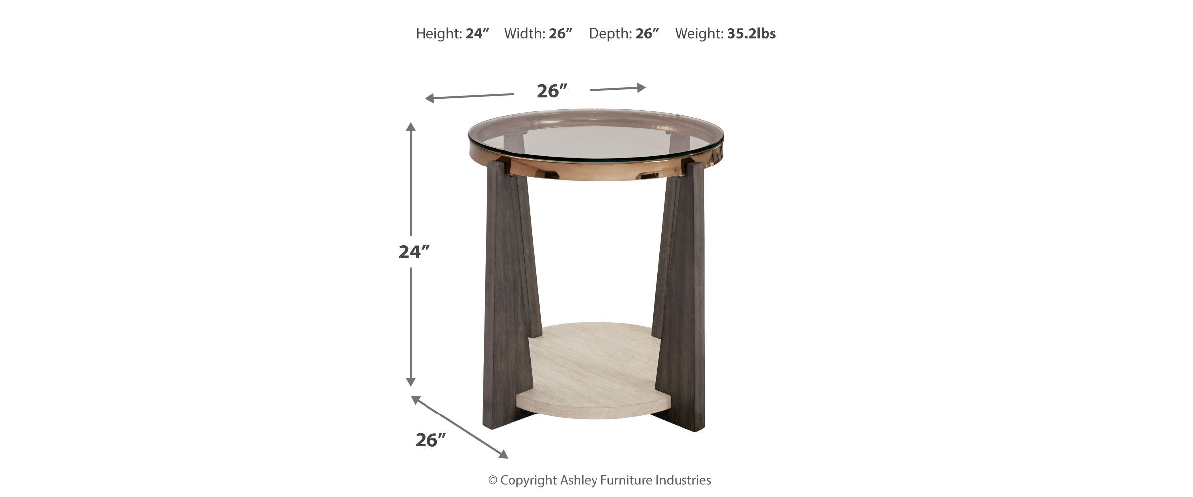 Frazwa End Table
