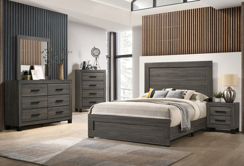 Lifestyle Furniture Fure C8321 Modern Gray 2-Drawer Nightstand