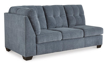 Ashley Furniture Marleton 2-Piece Sectional Set - Denim Blue