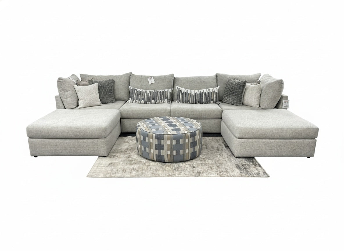 Behold Home 2880 Modular Sectional 6-Piece Set - Ecru