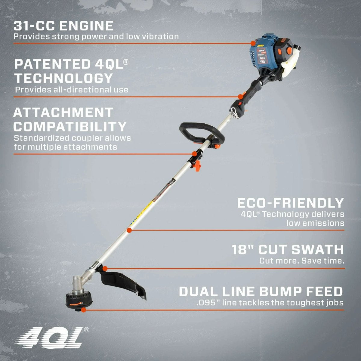 EGO GTS4QL-M2 String Trimmer — image 2