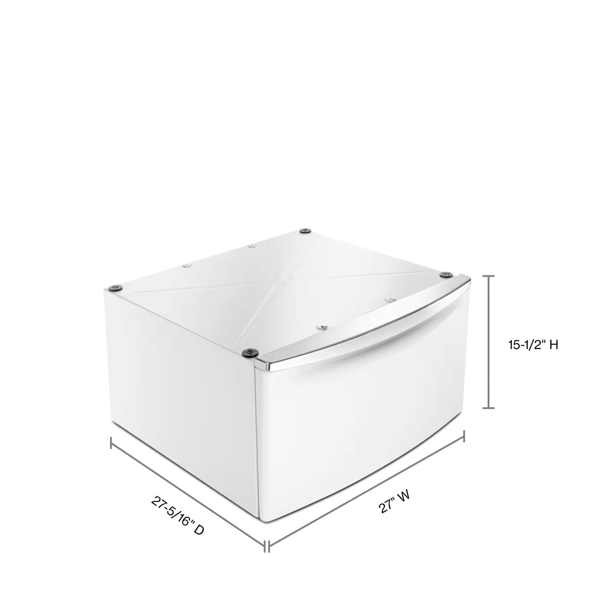 Maytag 15.5" Laundry Pedestal with Storage - White — image 2