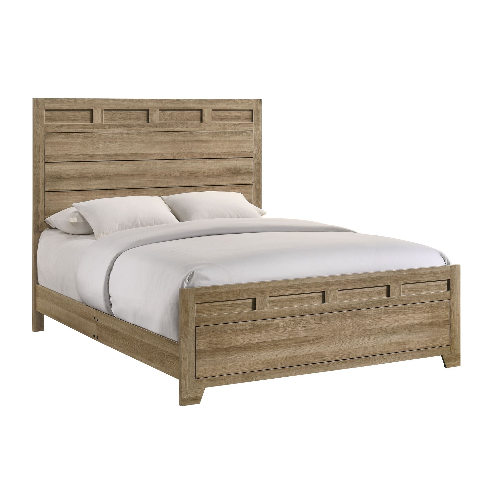 Elements International Caro Natural queen bed