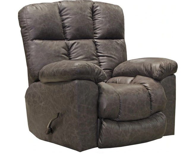 Catnapper 4784 Brown Fabric Glider Rocker Recliner