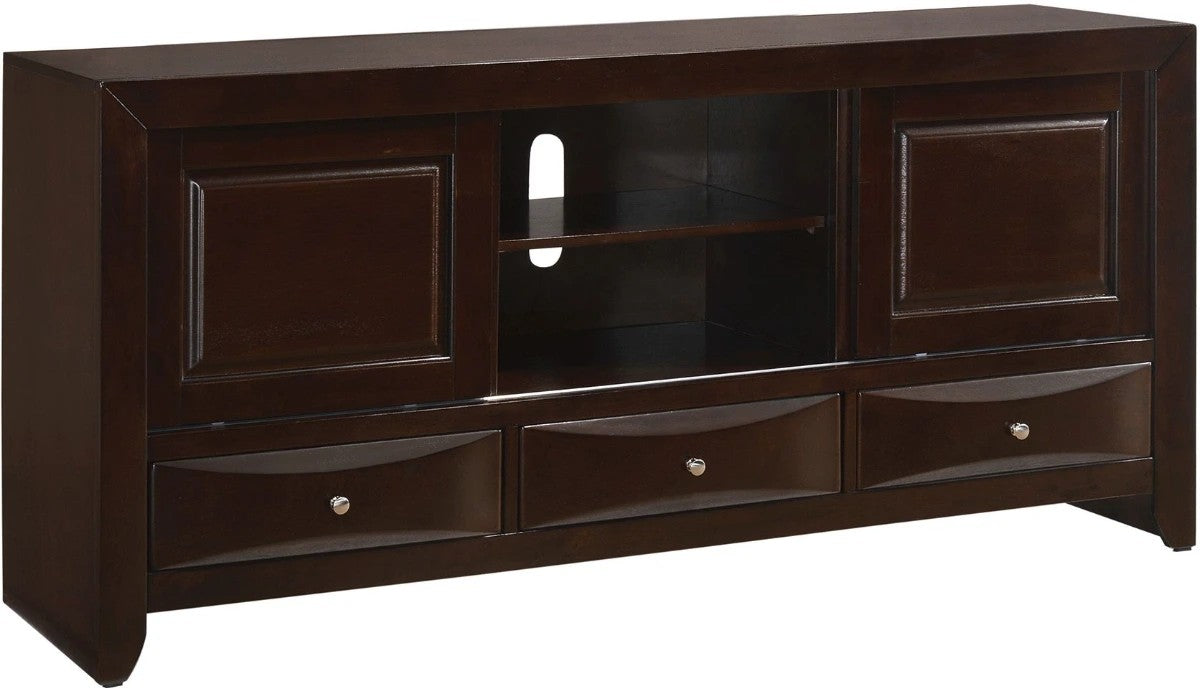 Crown Mark B4260-7 Espresso TV Stand