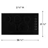 Frigidaire FFEC3625UB 36-inch Black Electric Cooktop — image 2