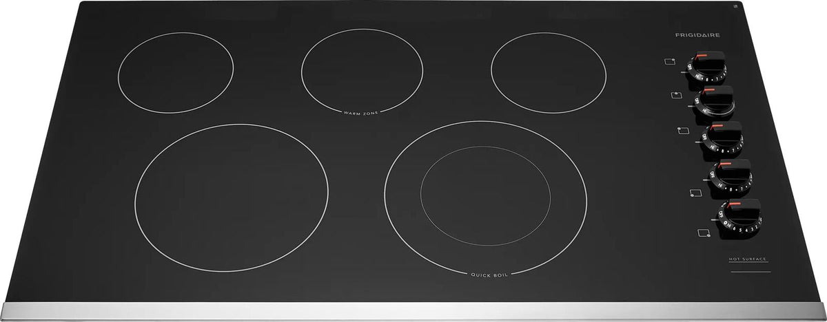 Frigidaire FFEC3625US 36-inch electric cooktop with Stainless Steel trim — manufacturer photo