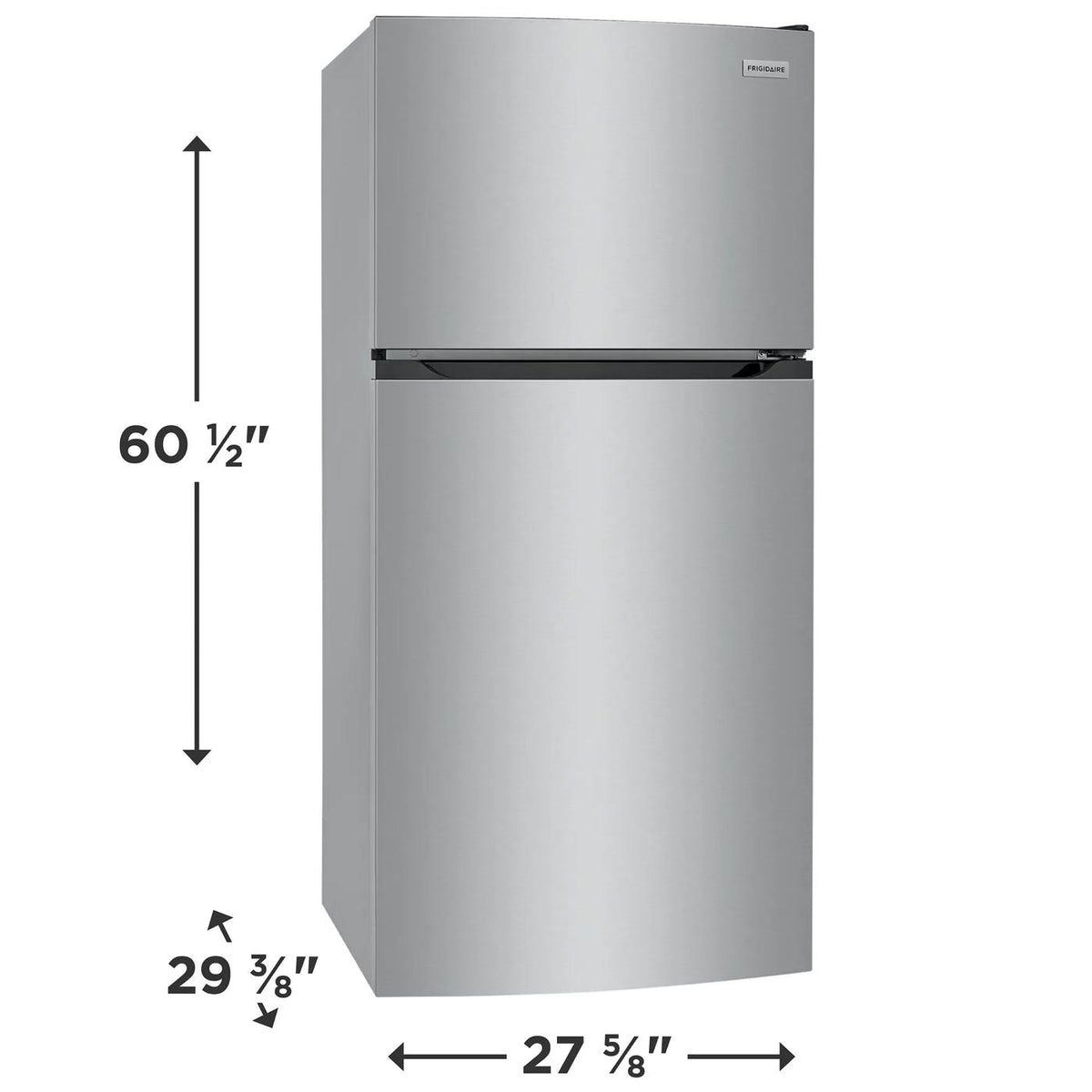 Frigidaire FFHT1425VV refrigerator width, height, and depth