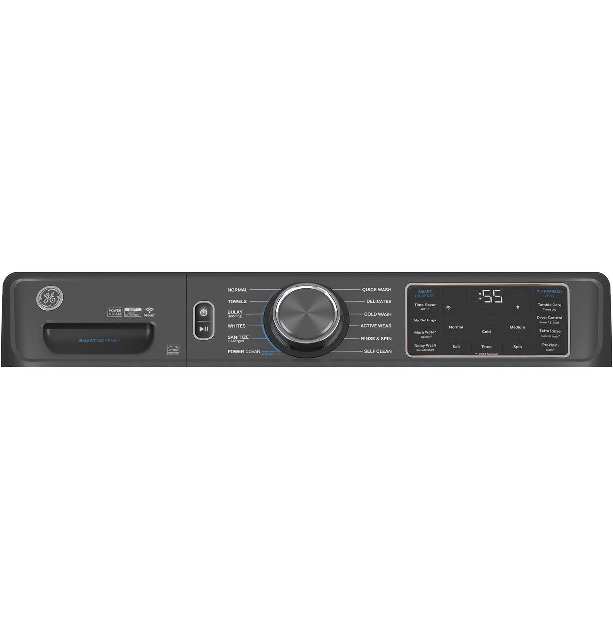 GE Appliances Front Load Washer - Sapphire Blue — image 2
