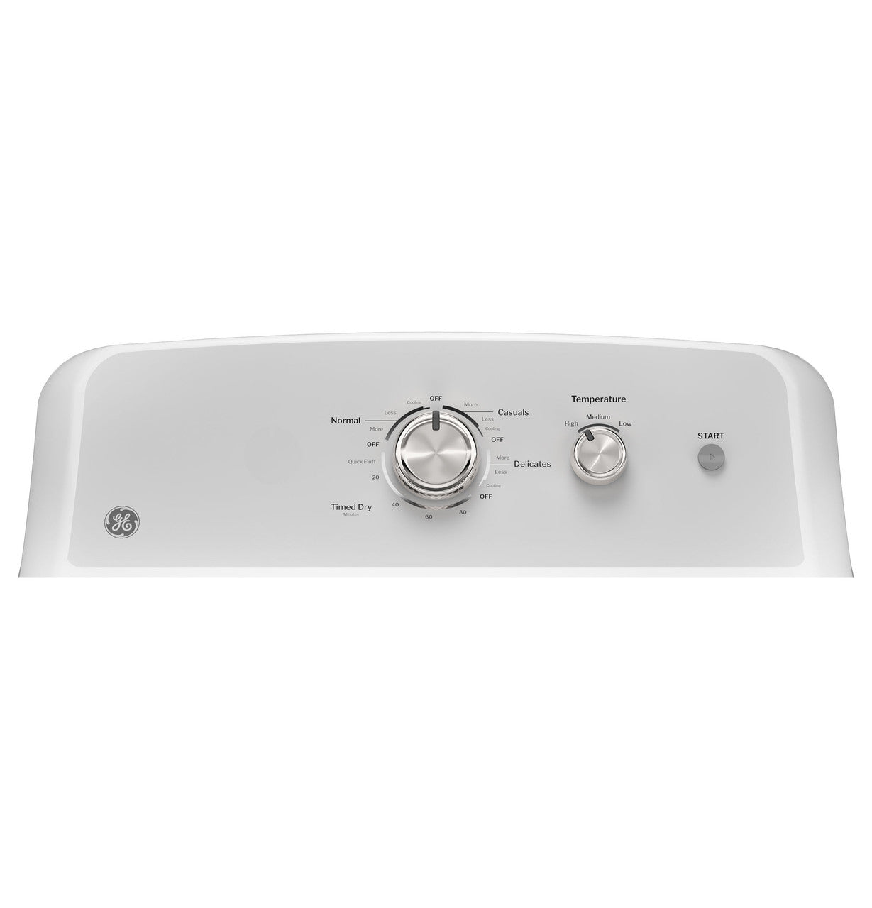 GE Appliances 7.2 Cu. Ft. Electric Dryer - White — image 2