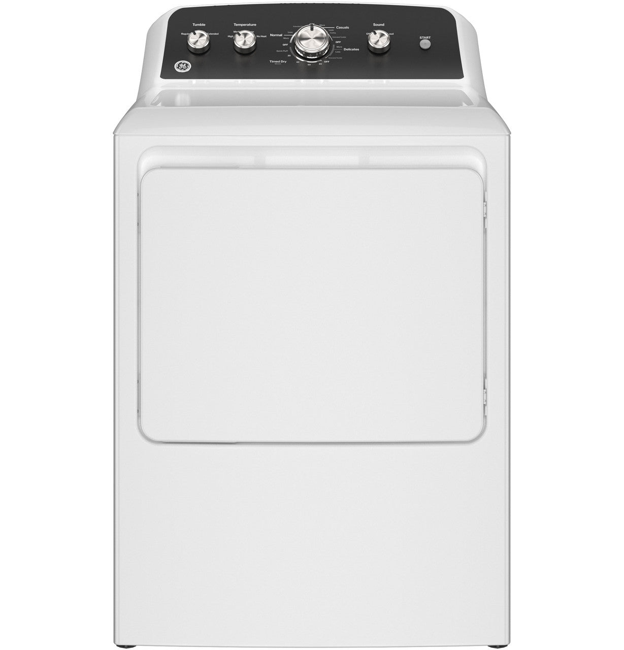 GE Appliances GTD48EASWWB Electric Dryer - White
