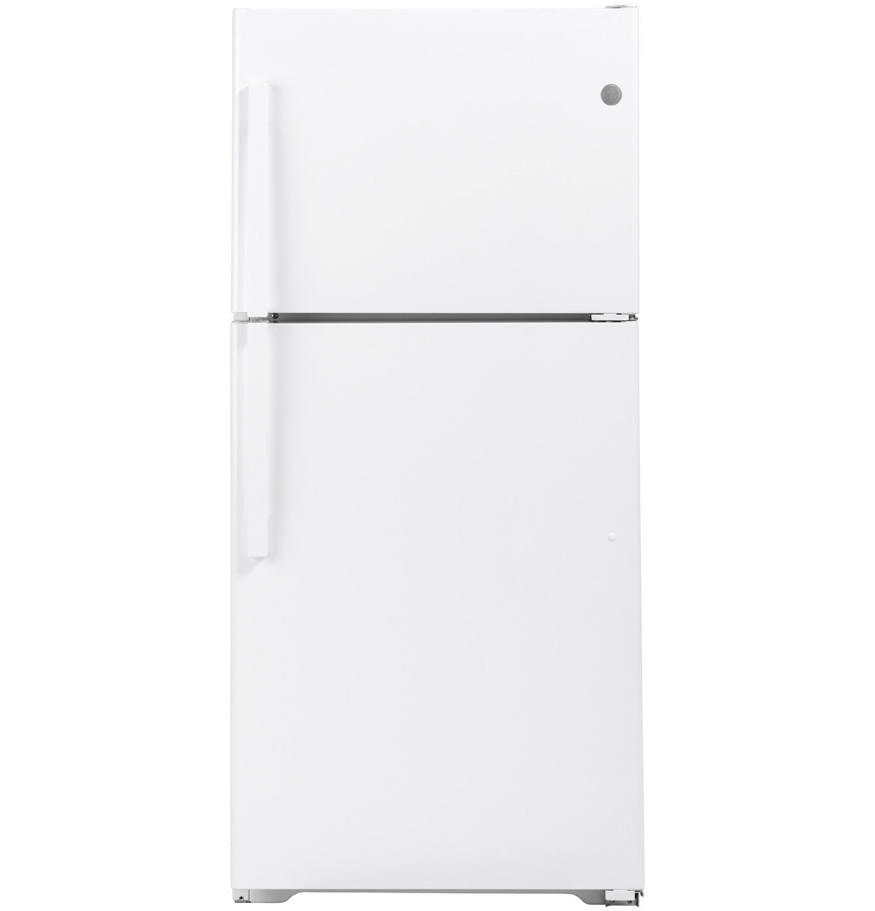 GE Appliances Top-Freezer Refrigerator - White