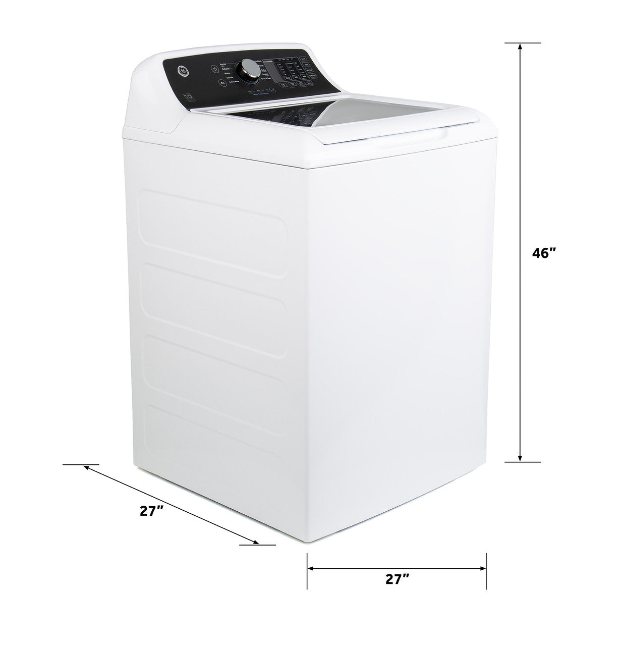 GE Appliances GTW585BSVWS Top Load Washer - White — image 4