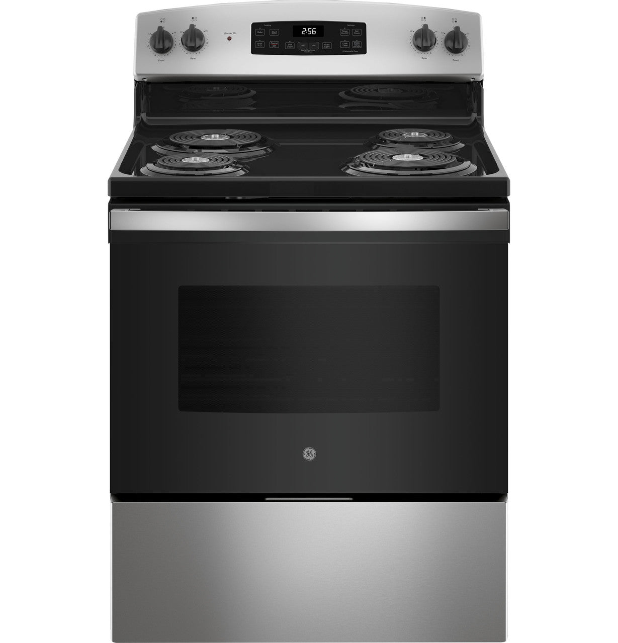 GE Appliances JB256RT Freestanding Electric Range - Stainless Steel