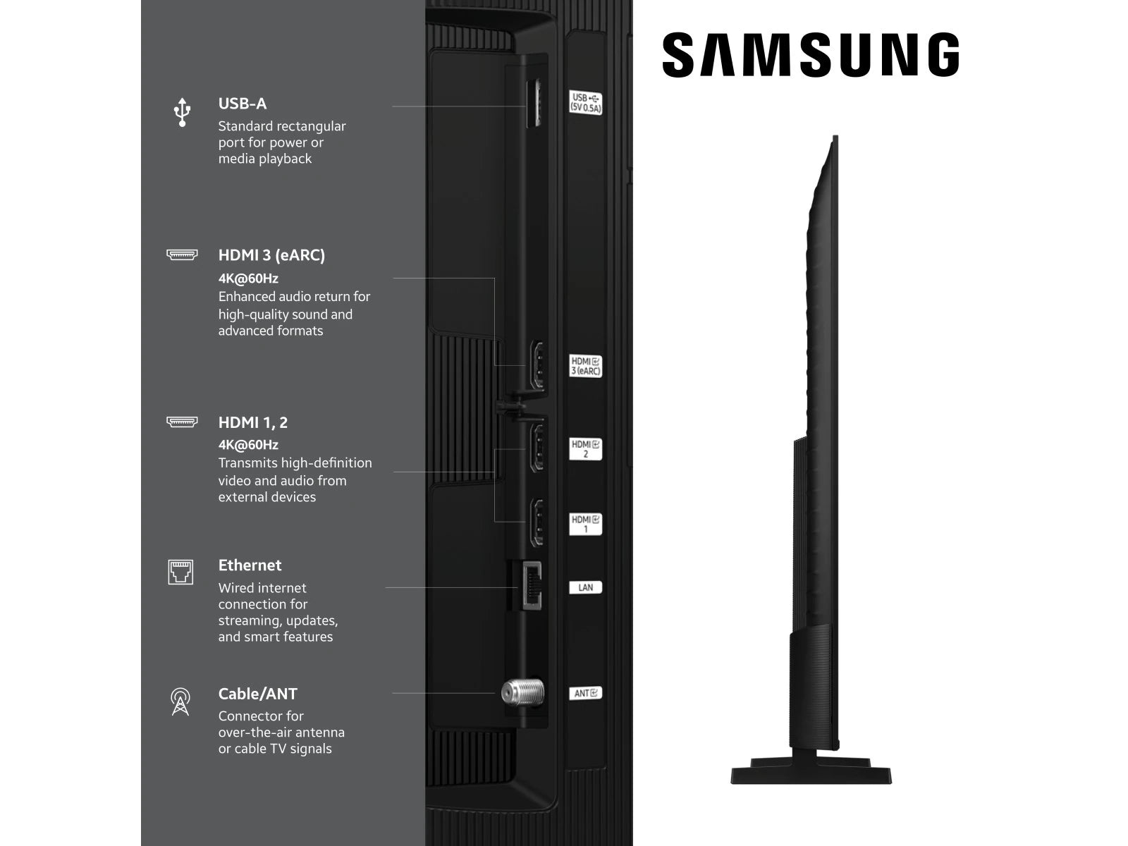 Samsung 65-inch QLED 4K Smart TV - Black — image 3