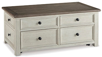 Ashley Furniture Bolanburg Distressed White Lift-Top Coffee Table