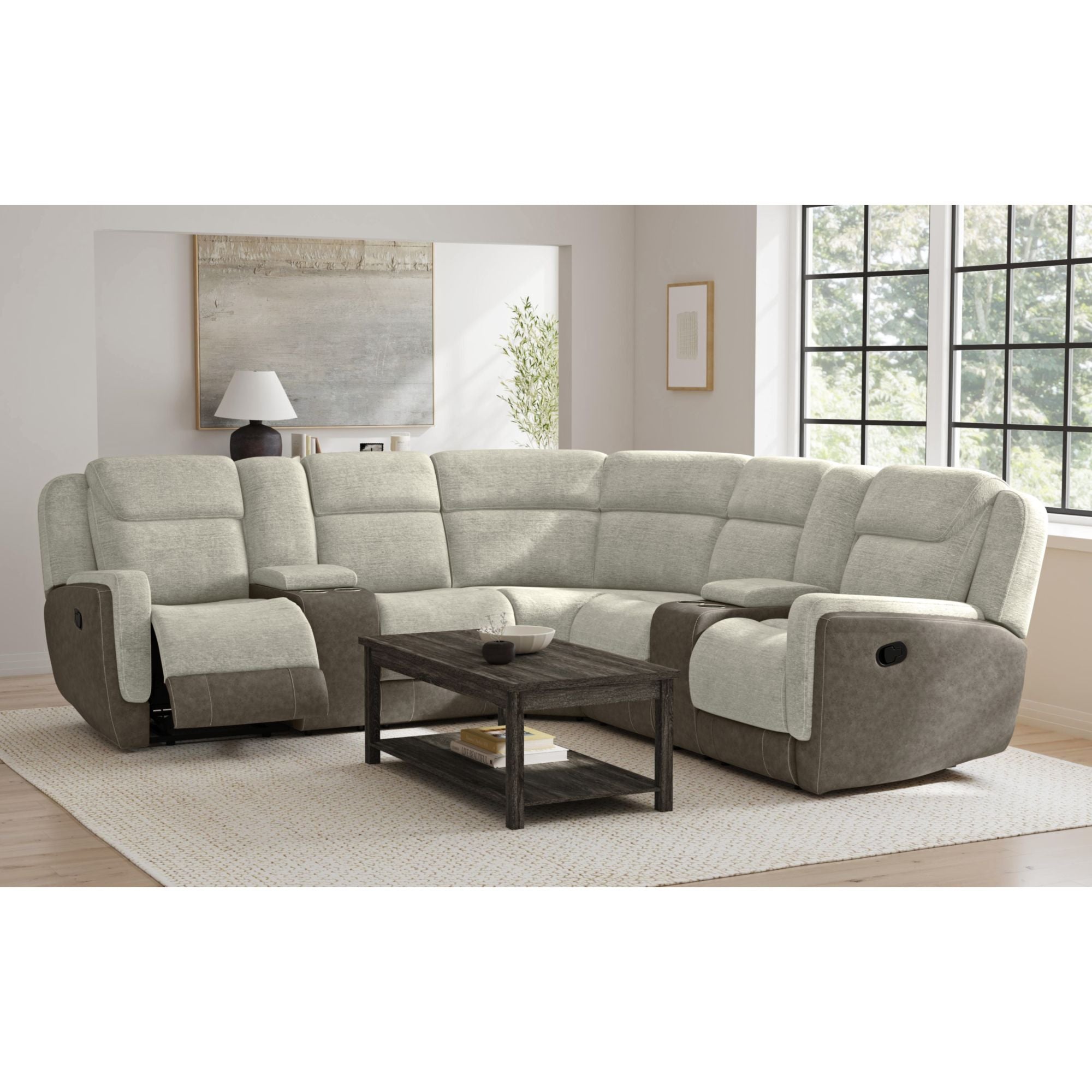 Elements International Hornet Rancho Taupe console