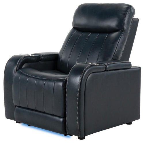 Futura Delta Blue Power Recliner