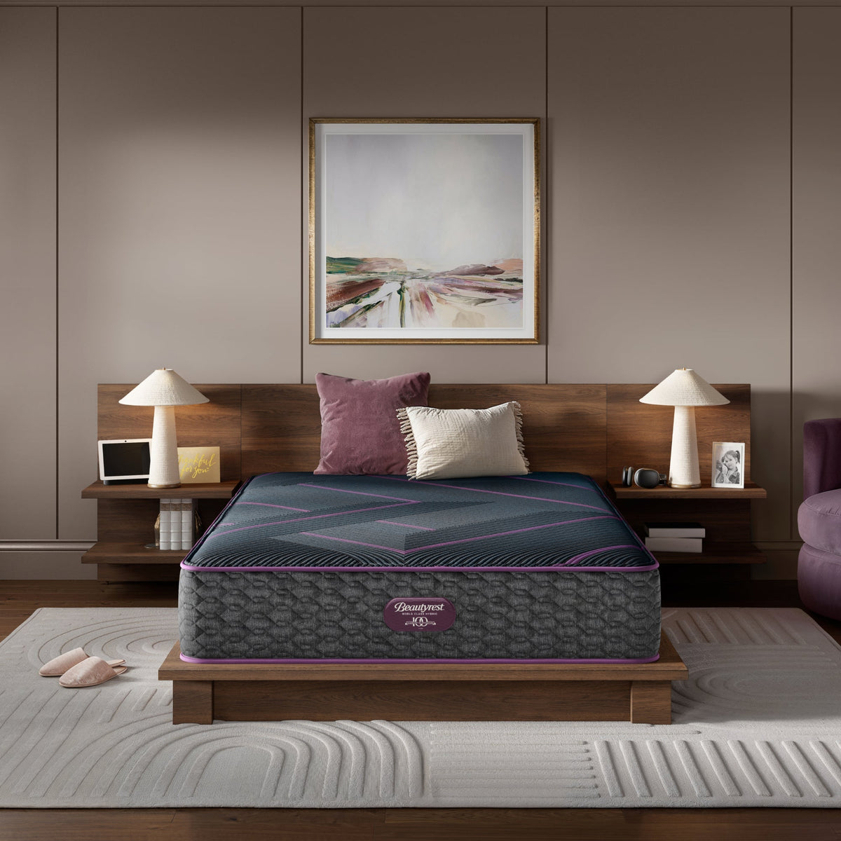 Beautyrest World Class Hybrid Level 3 Plush 13-Inch Twin XL Mattress — product view
