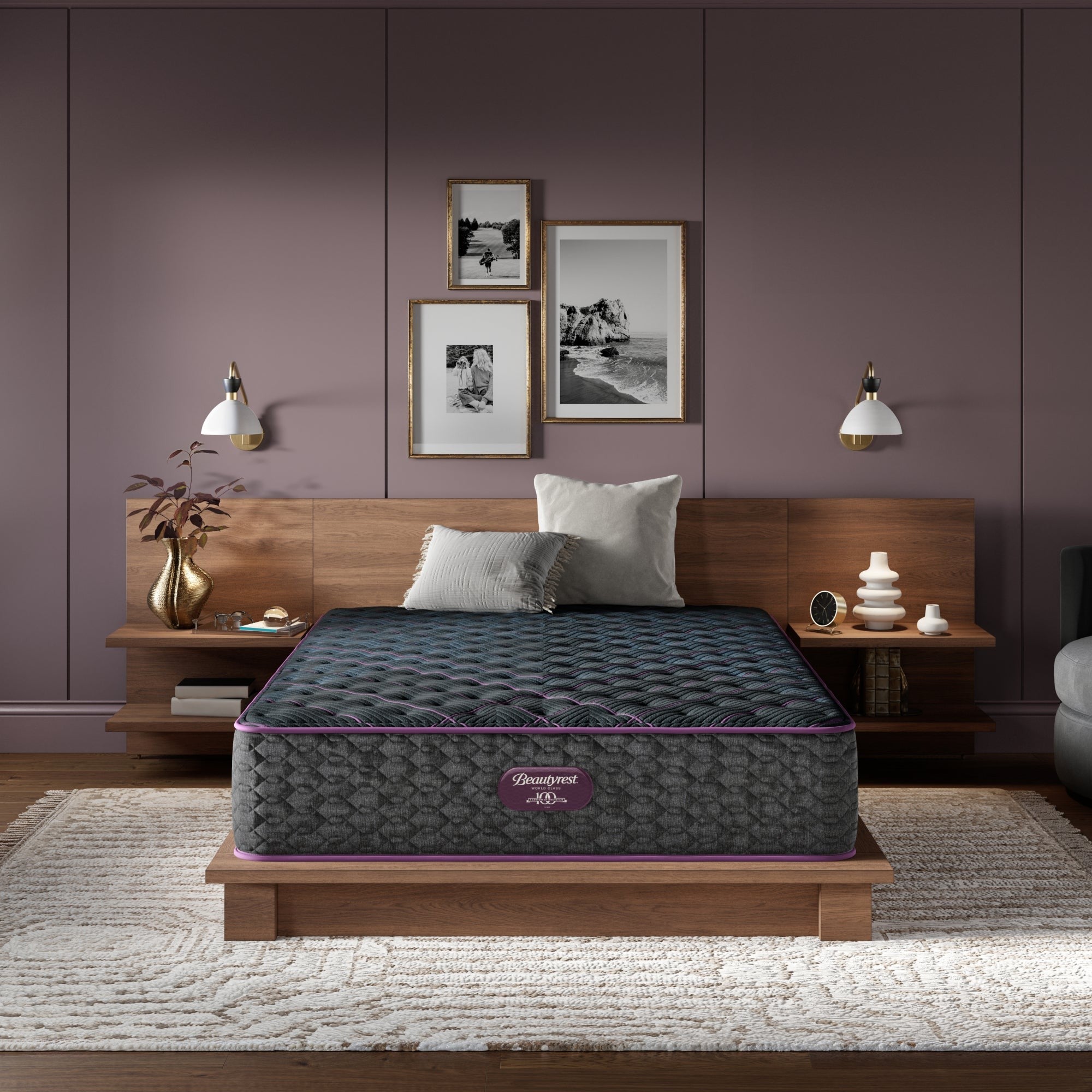 Beautyrest Deep Sleep Plus Charcoal Tight Top Queen Mattress