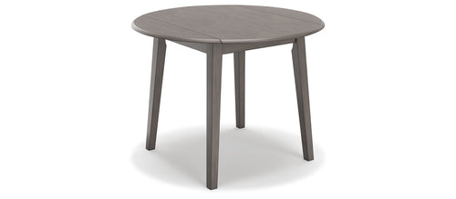 Ashley Furniture Shullden Light Gray Drop Leaf Dining Table
