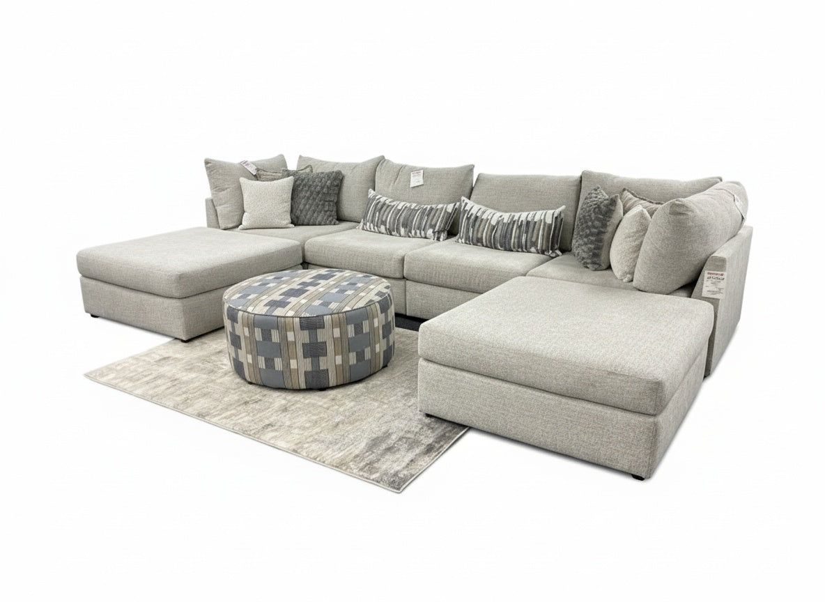 Behold Home 2880 Modular Sectional 6-Piece Set - Ecru — view 2