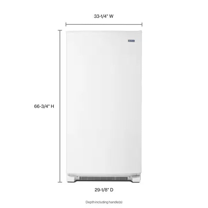 Maytag MZF34X20DW Upright Freezer - White