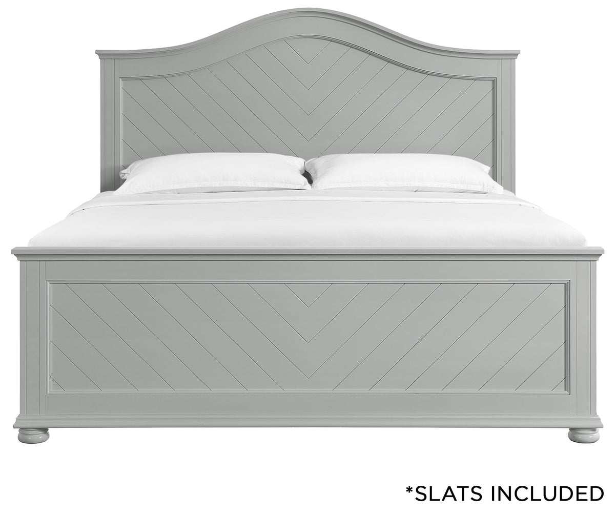 Elements International Kona Grey King Bed