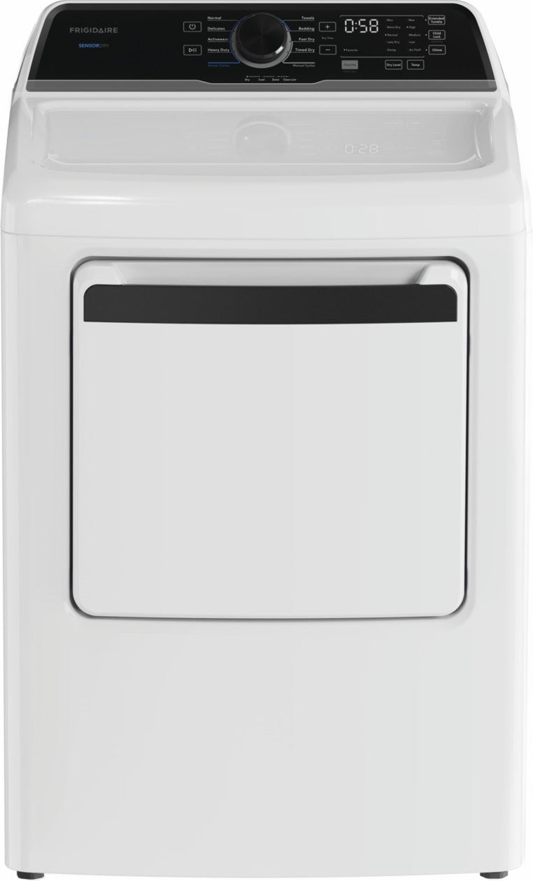 Frigidaire FLVE7523BW Electric Top Load Dryer - White