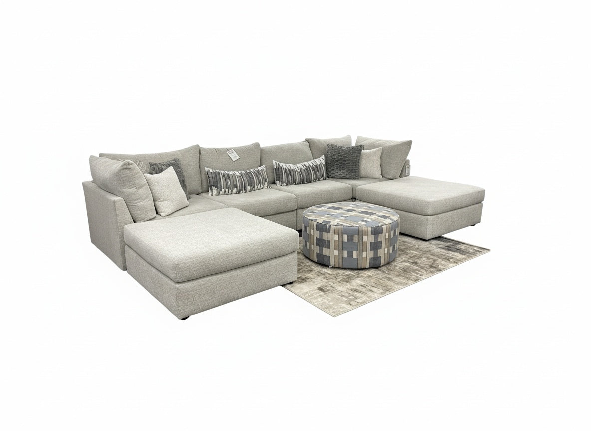 Behold Home 2880 Modular Sectional 6-Piece Set - Ecru — view 4
