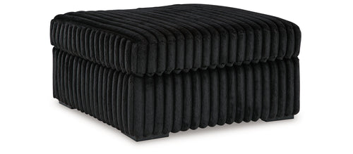 Ashley Midnight Madness Onyx Oversized Ottoman