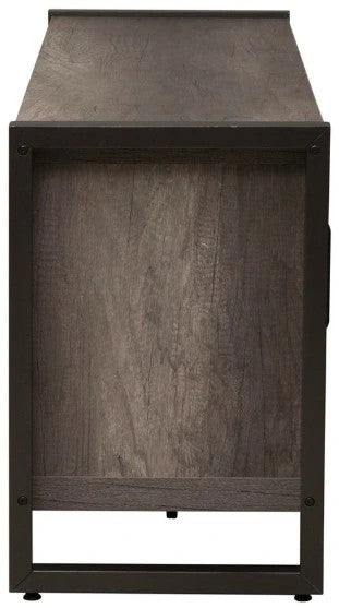 Liberty Furniture 686-TV63 Versatile Gray TV Stand — view 5