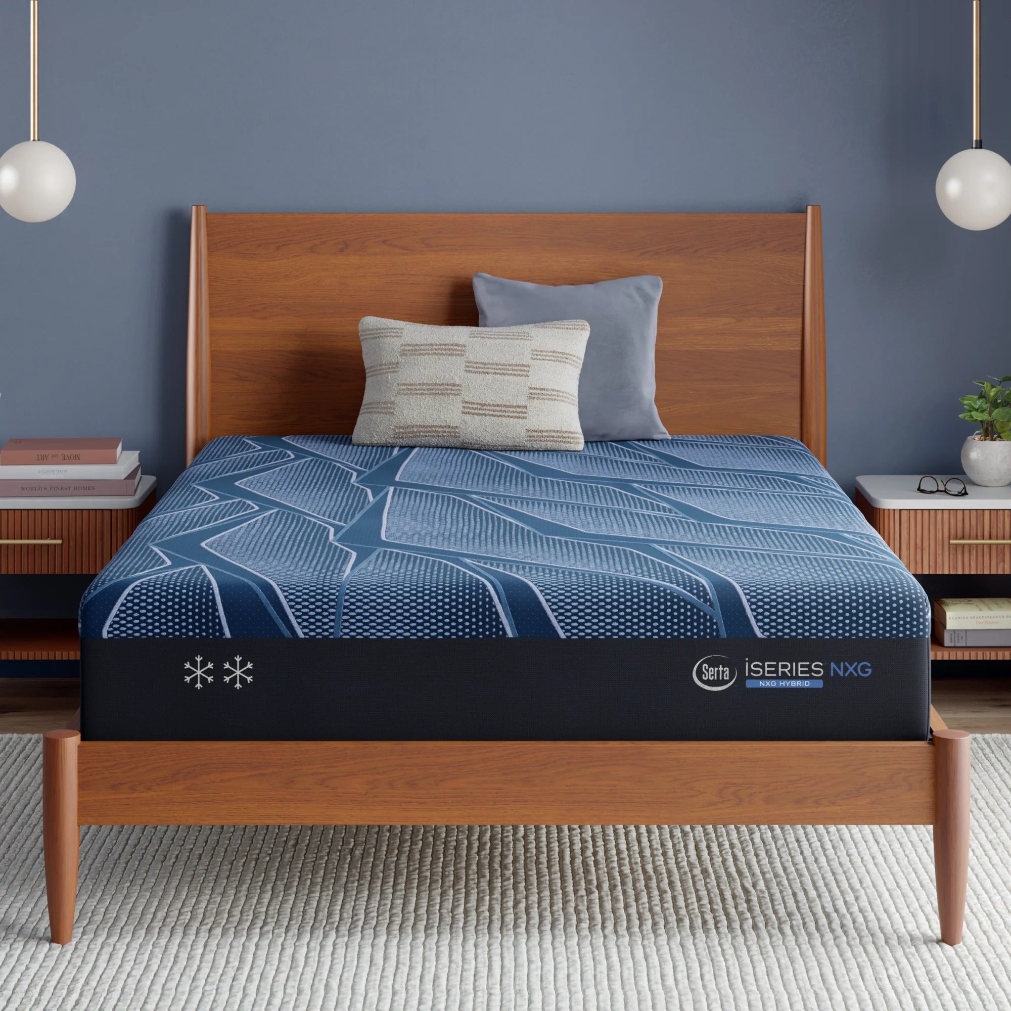 Serta iSeries NXG Hybrid King Plush Mattress — official Serta product photography