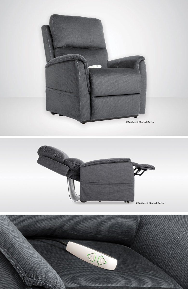 Mega Motion Trio Mezzo Lift Recliner - Pewter