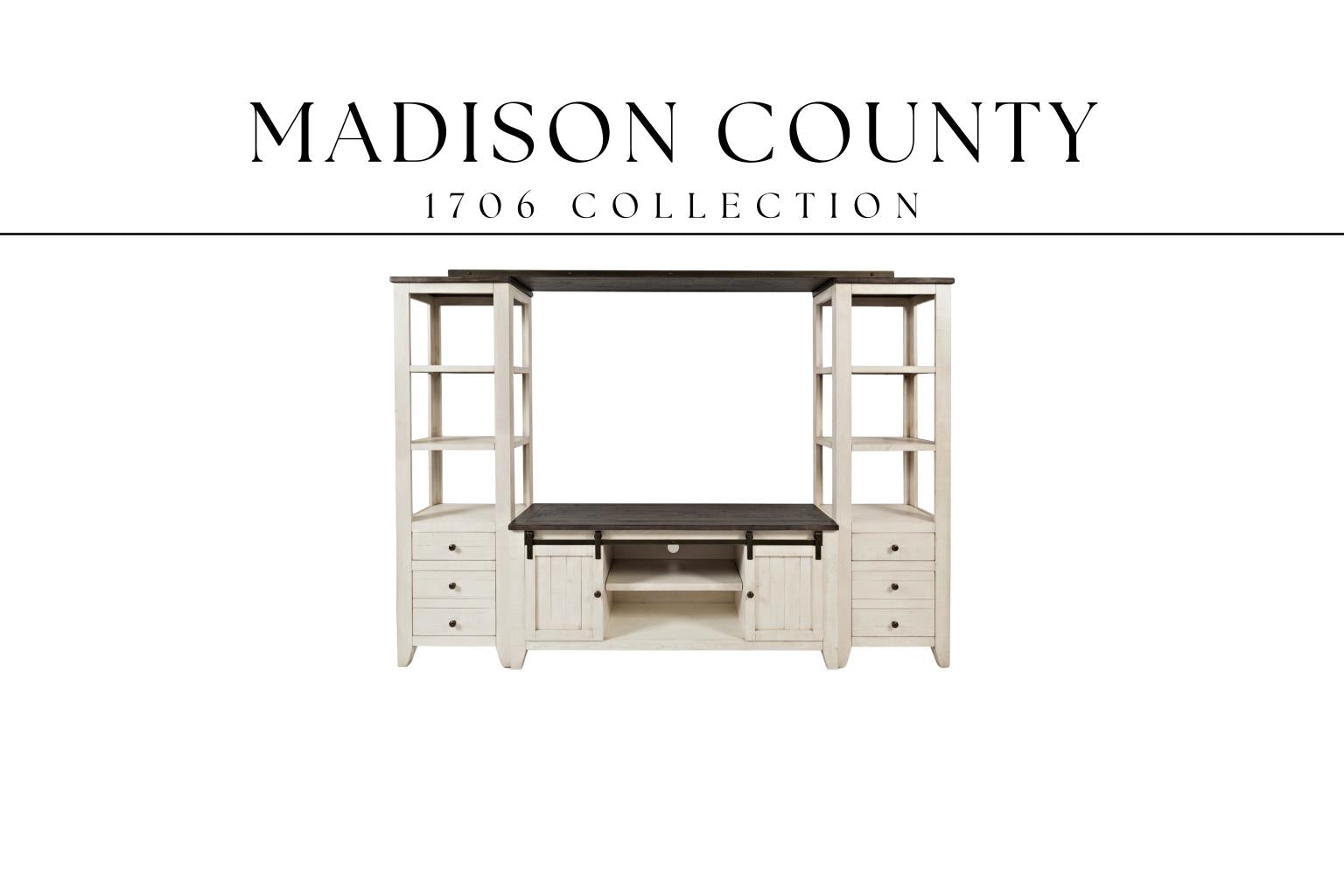 Jofran Madison County 22" Pier - Vintage White