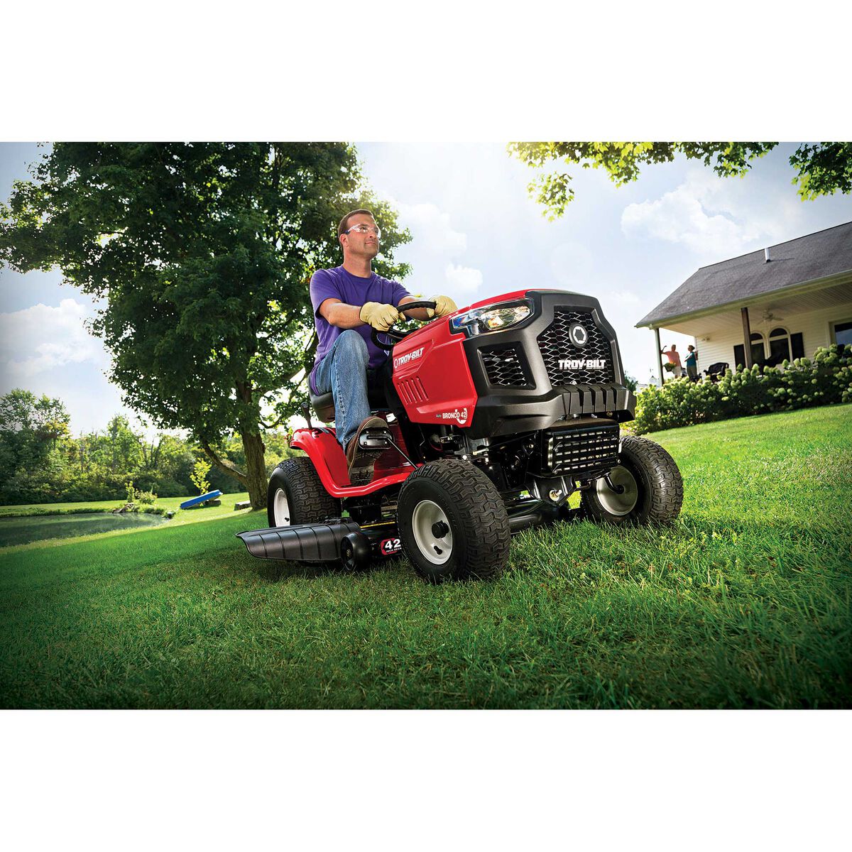 Troy-Bilt Bronco 42 Riding Lawn Mower