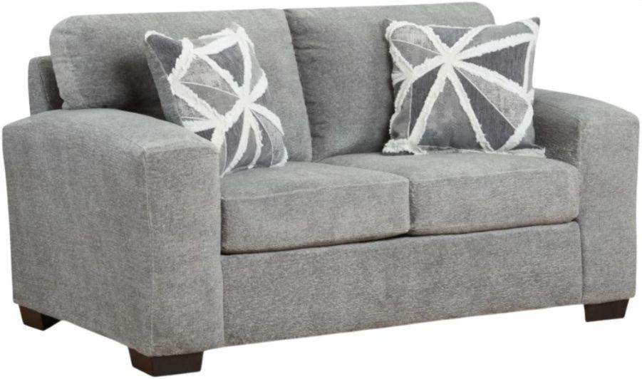 Affordable Furniture Summit Smoke Gray Loveseat