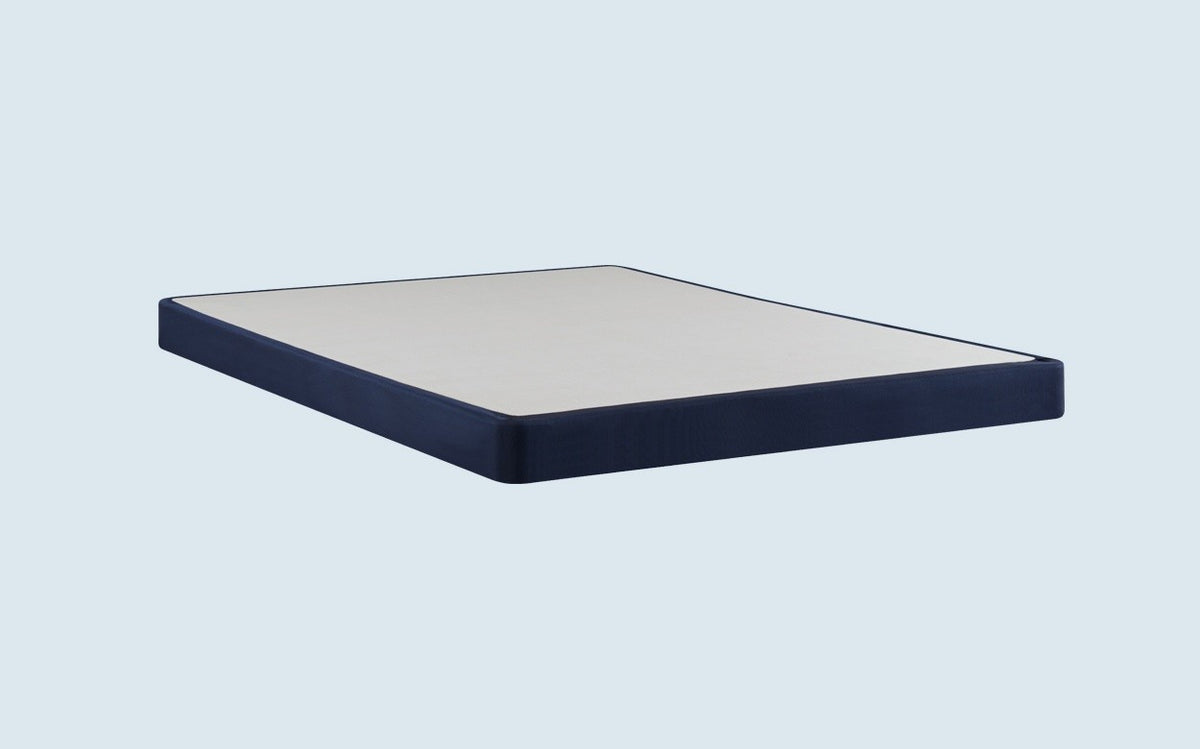 Stearns & Foster five-inch low-profile flat foundation without mattress; photographed size may differ from Full