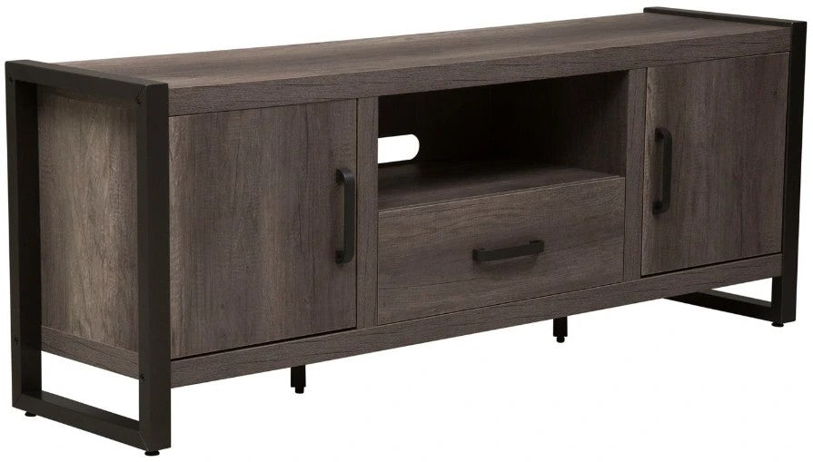 Liberty Furniture 686-TV63 Versatile Gray TV Stand — view 3