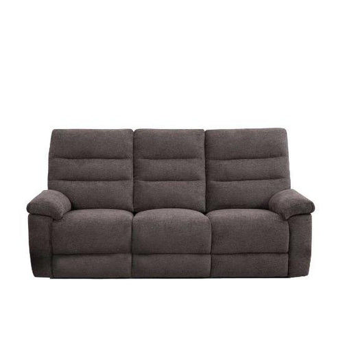Cheers Savannah Brown Fabric Reclining Sofa