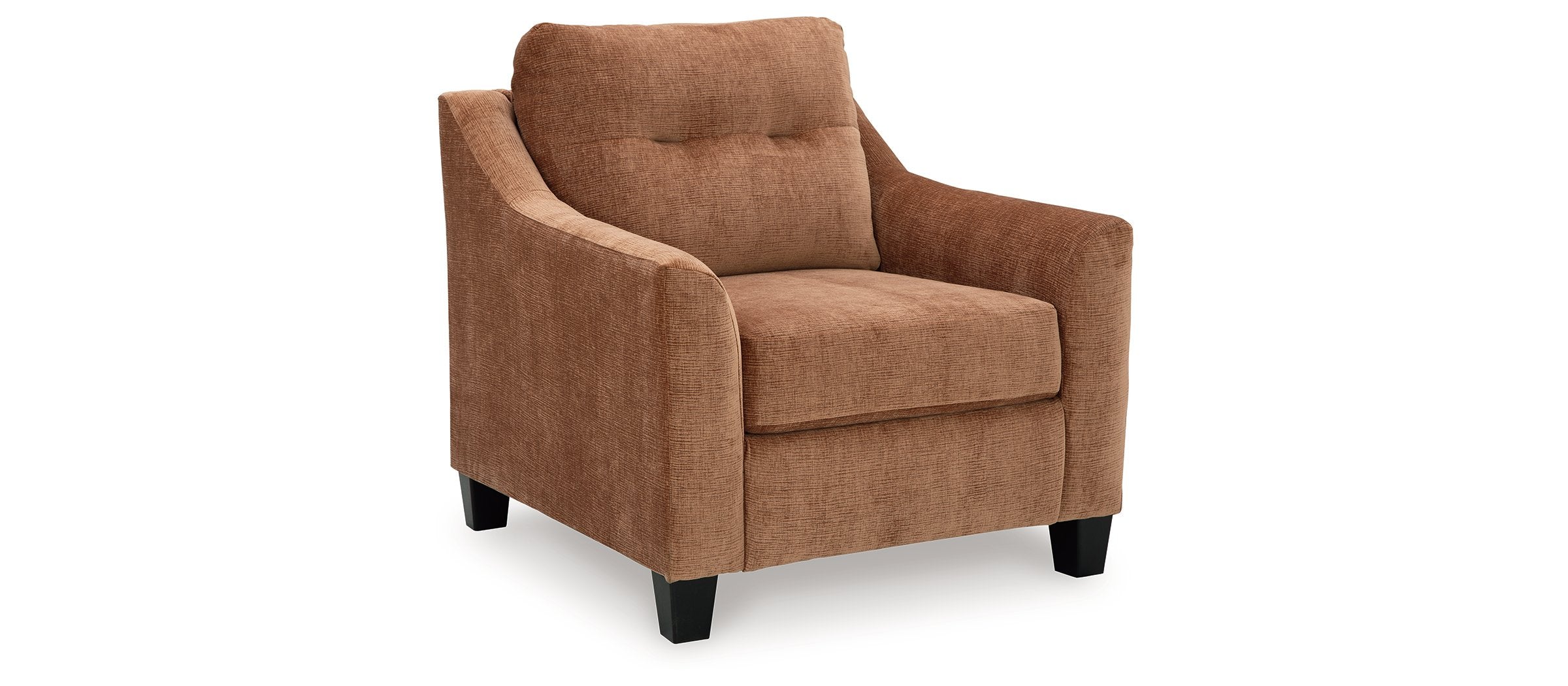 Ashley Amity Bay Tufted Fabric Club Chair, Brown
