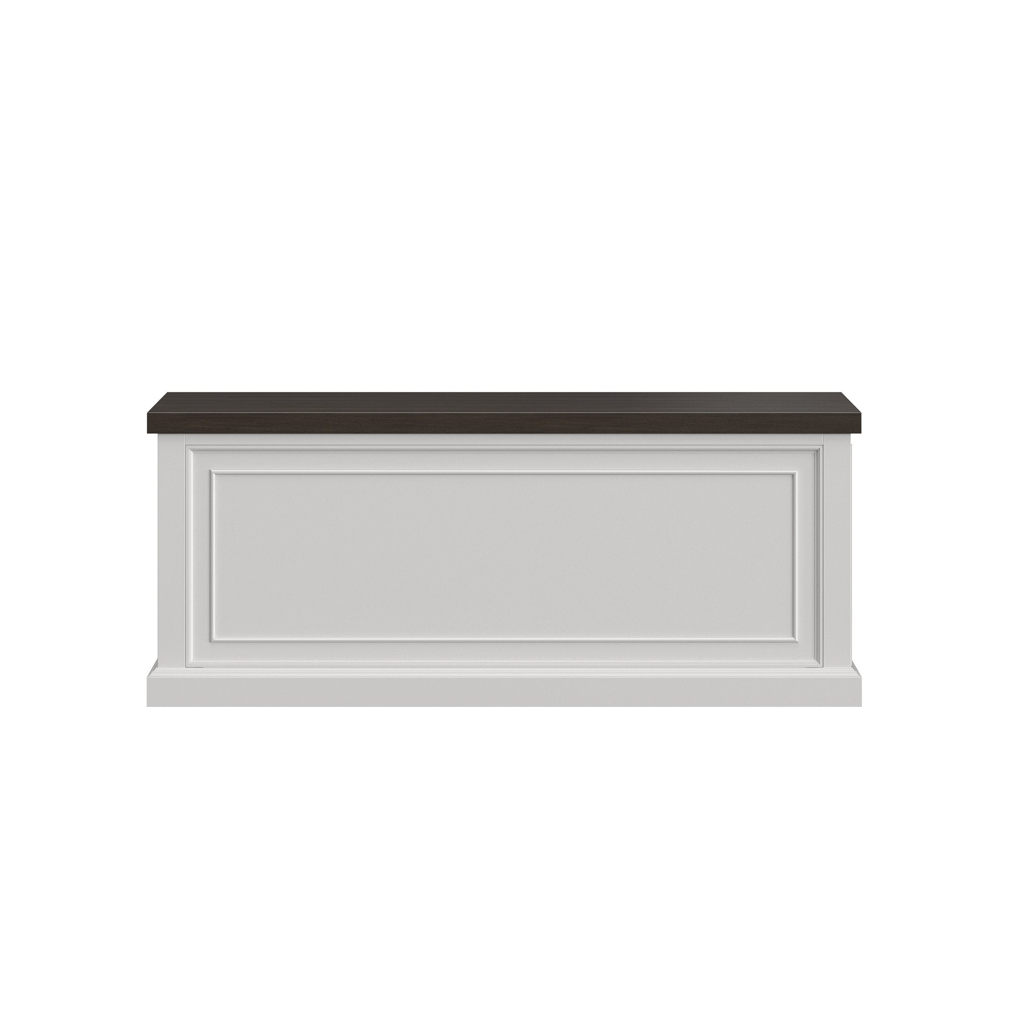 HH2home Soren Twin Lift-Top Cocktail Table with Storage - White & Brown