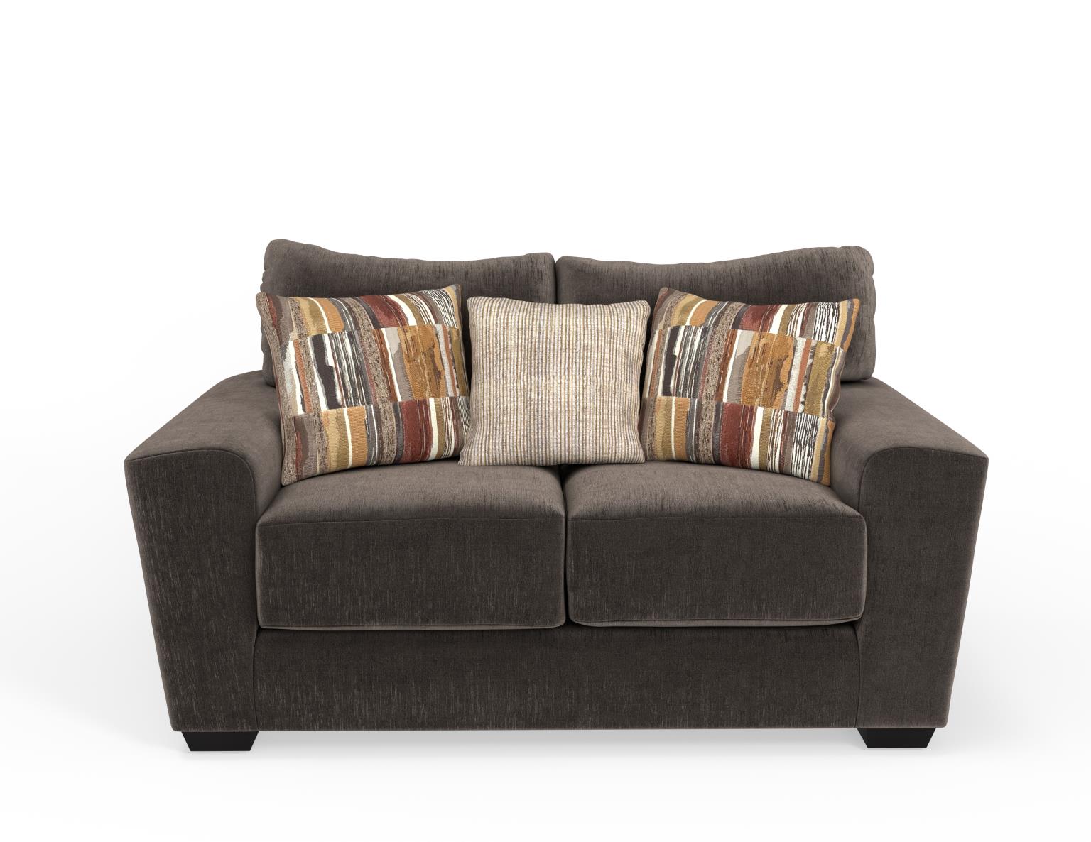 Corinthian Joshua Luscious Sable Loveseat