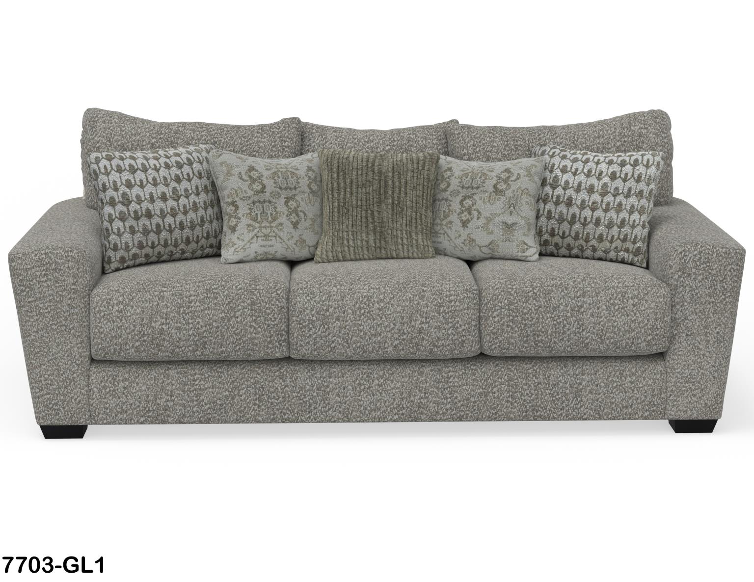 Corinthian Joshua Luscious Sable Sofa