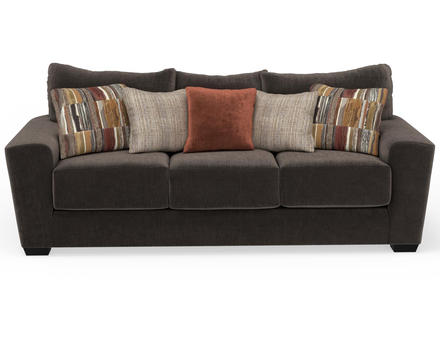 Corinthian Joshua Luscious Sable Sofa
