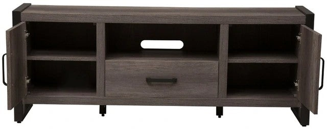 Liberty Furniture 686-TV63 Versatile Gray TV Stand — view 4