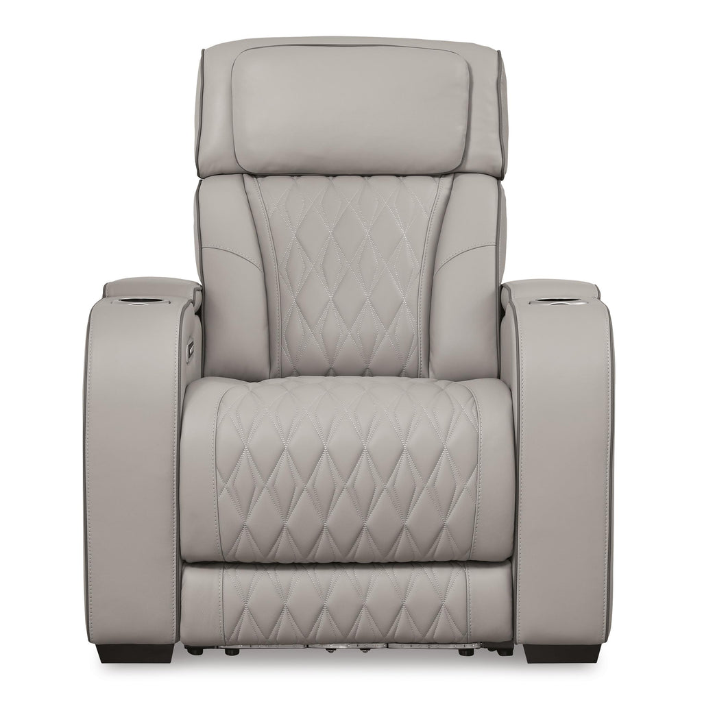 Ashley Boyington Greige Power Recliner