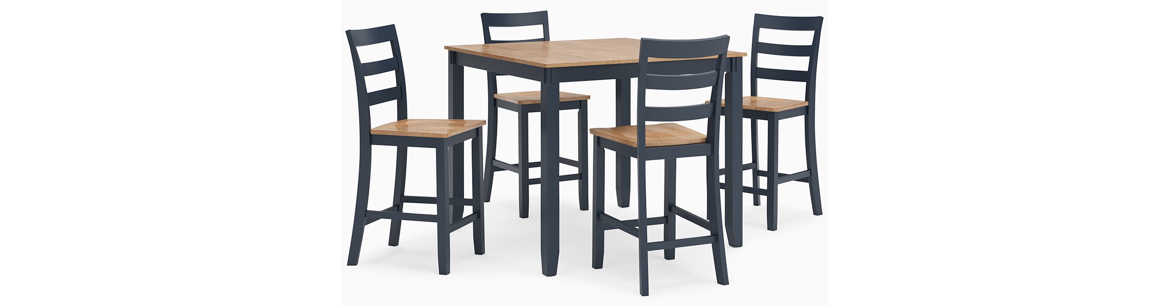 Gesthaven Counter Height Dining Table and 4 Barstools (Set of 5)